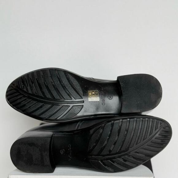 Aetrex Belle Knit Tall Boots Womens Size 38 US 7.5-8 Solid Black Stretch - Picture 9 of 10